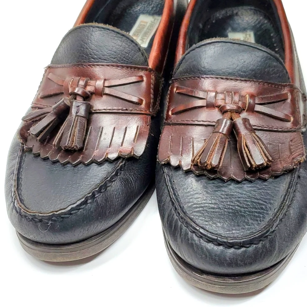 FREEMAN DDF Bert Leather Tassle Loafers EUC